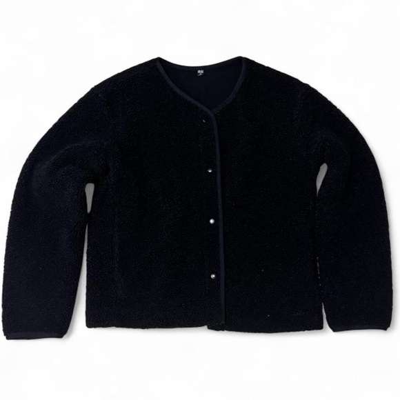 Uniqlo Black Fleece Button-Up Cardigan - Picture 1 of 4